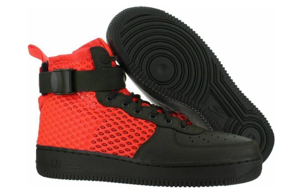 Мужские кроссовки Nike Air Force 1 (хаки) — фото 4