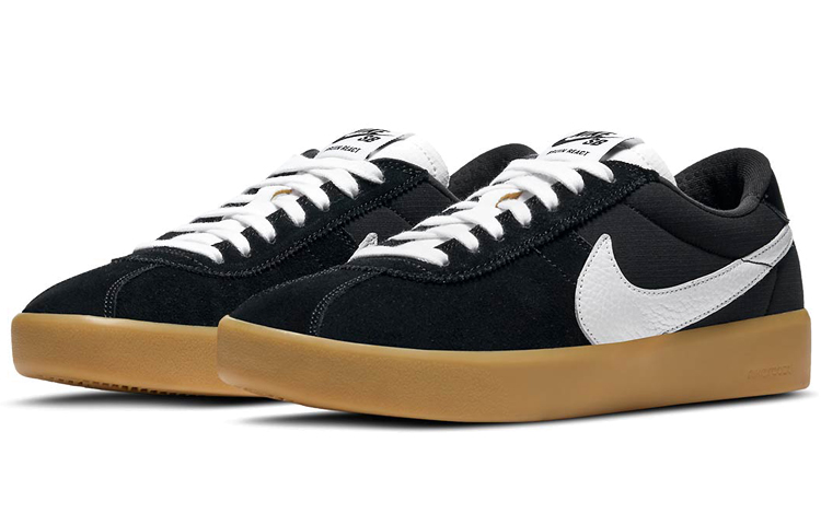 Кеды Nike SB Bruin React (бело-черные) — Белый / чёрный — фото 3