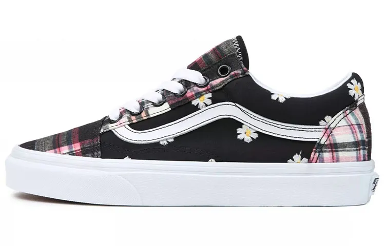 Old Skool Vans 'Floral Plaid Patchwork'