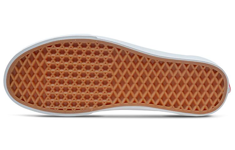 Слипоны Vans slip-on (голубо-белые) — Синий / белый — фото 5