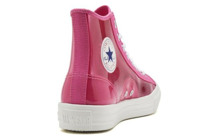 Кеды Converse Chuck Taylor All Star Light Clearmaterial Hi (розовые прозрачные) — фото 3