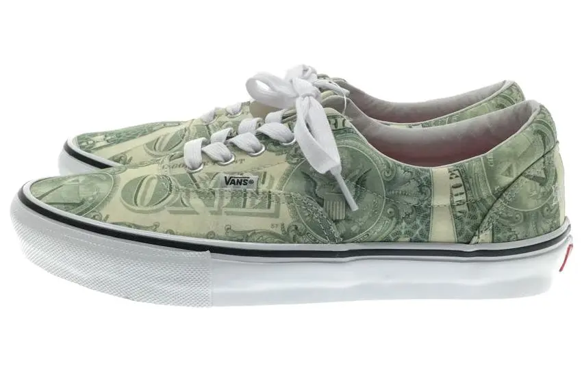 Era Supreme x Era Skate Vans 'Dollar Bill'