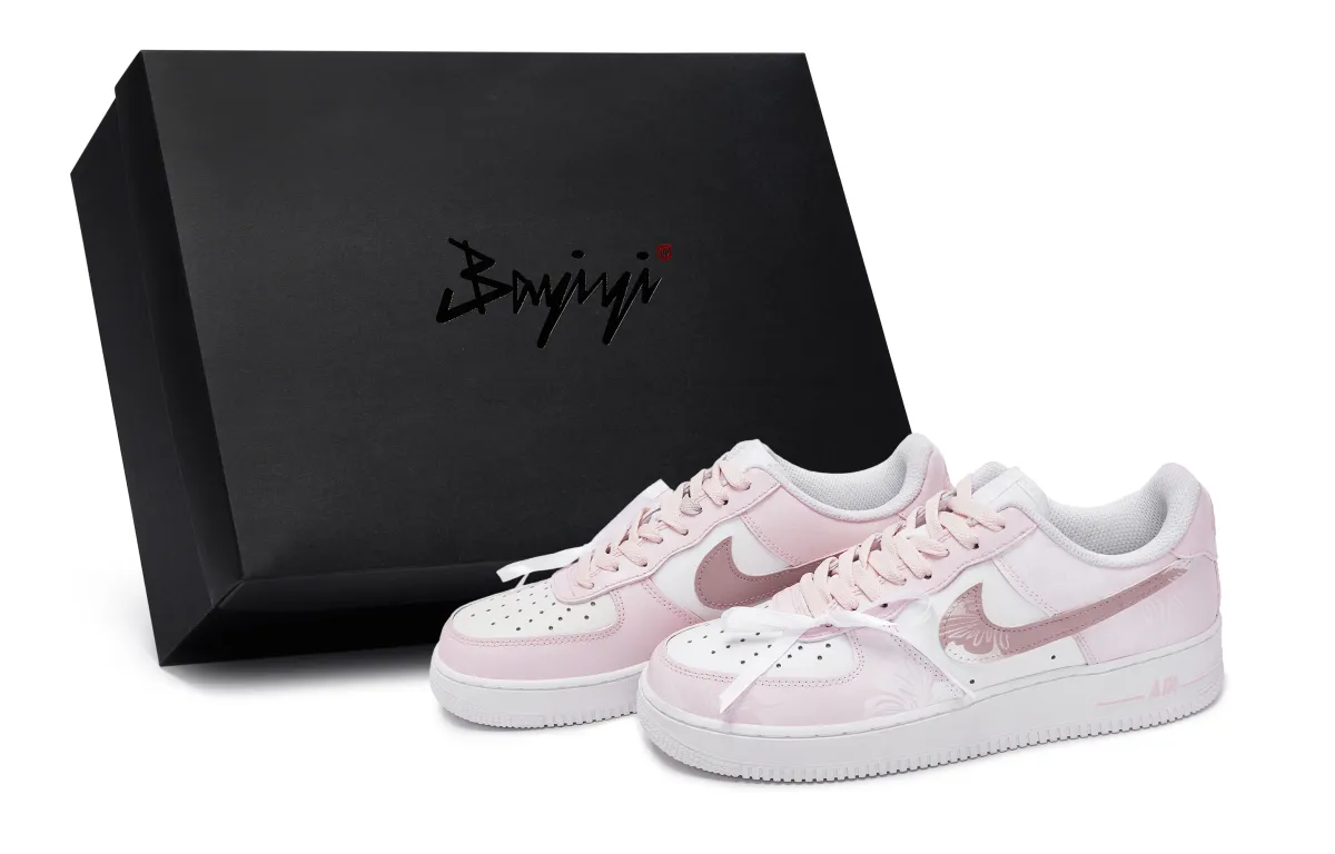 Nike Air Force 1 811 Manufacturing, Crystal Butterfly Whisper, Special Shoe Box Abrasion Resistant Abrasion Resistant