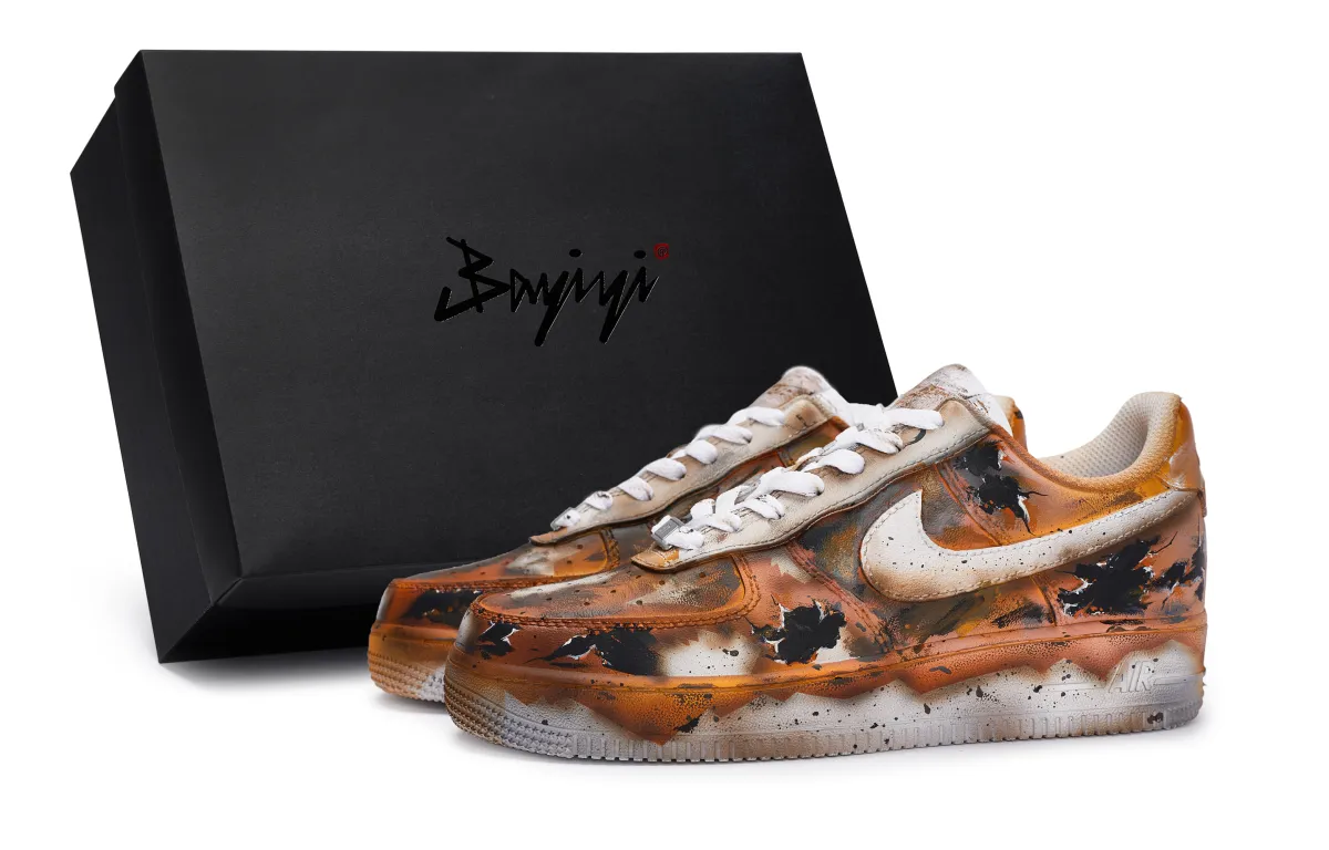 Nike Air Force 1 811 Manufacturing, Damaged Space, Special Shoe Box Slip Resistant Abrasion Resistant Low top