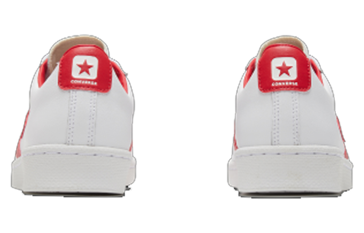 Кеды Converse Cons Pro Leather (бело-красные) — фото 4
