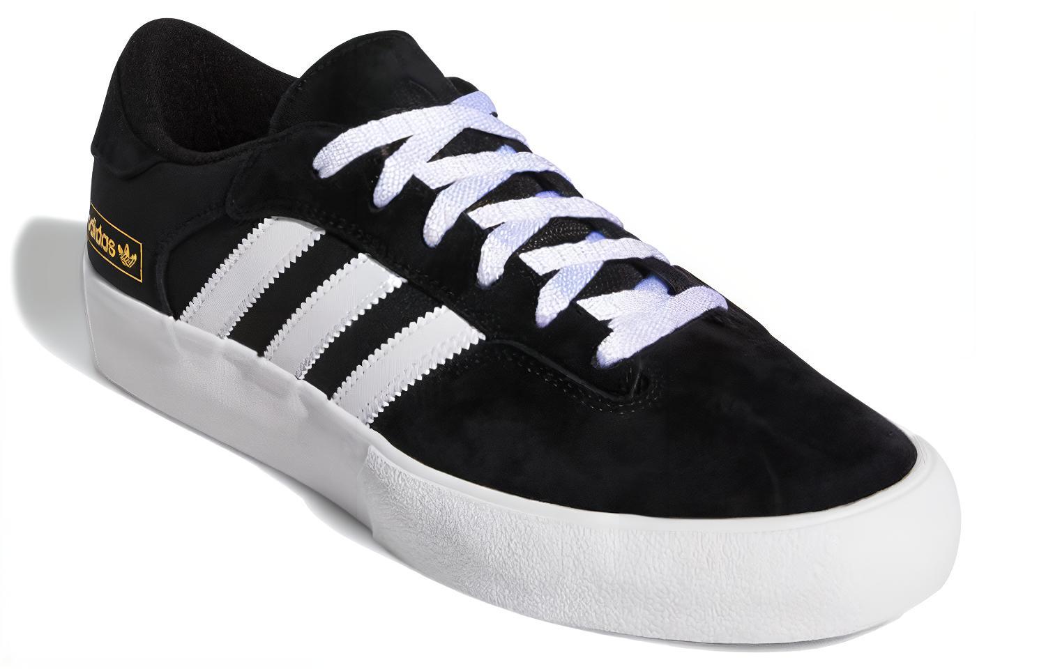 Мужские кеды adidas originals Matchbreak Super (черно-белые) — Чёрный / белый — фото 3
