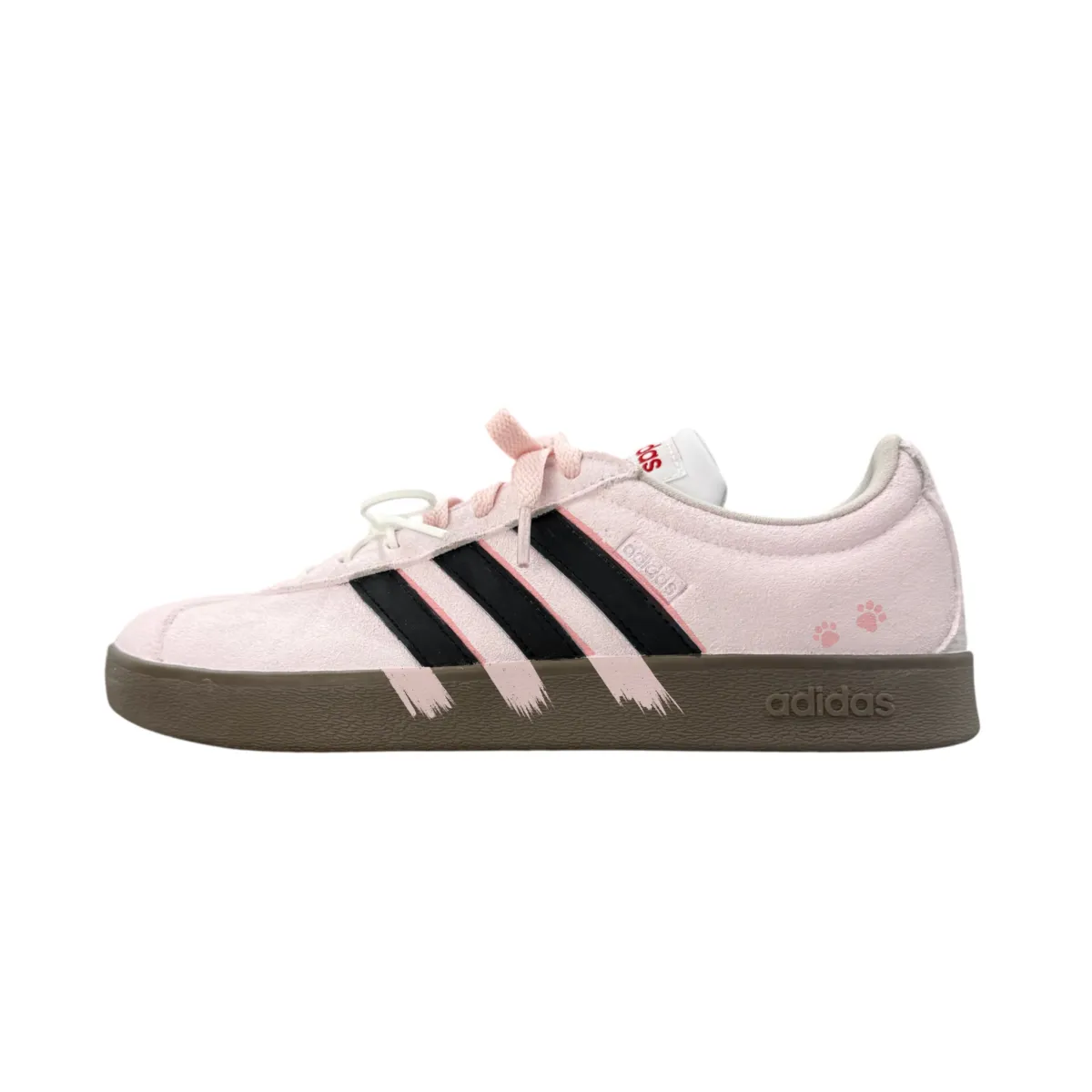 Adidas VL COURT 2.0 Low top Skateboard Shoes Unisex Pink