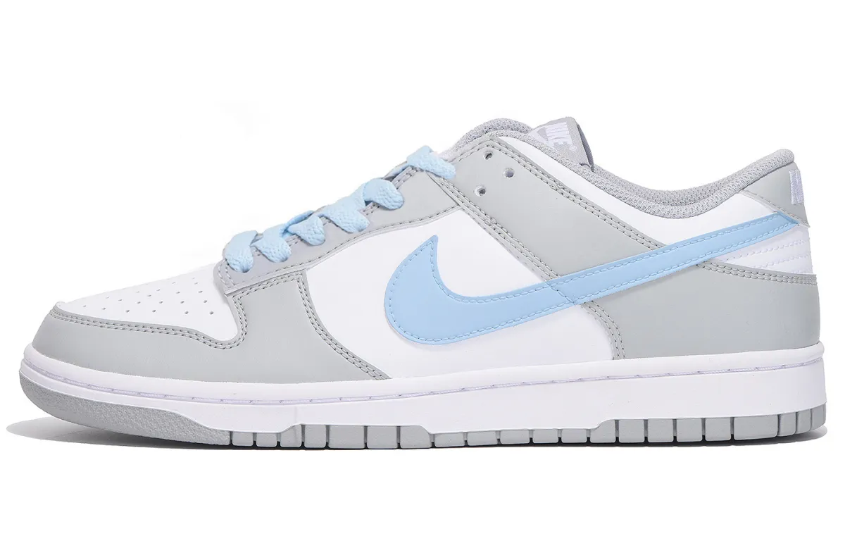 Nike Dunk Low top Skateboard Shoes Unisex White Blue