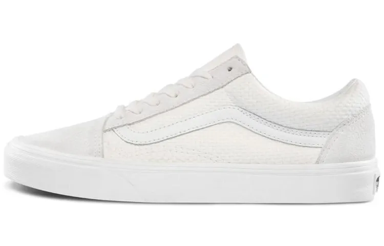 Old Skool Vans 'Woven Check - Marshmallow'
