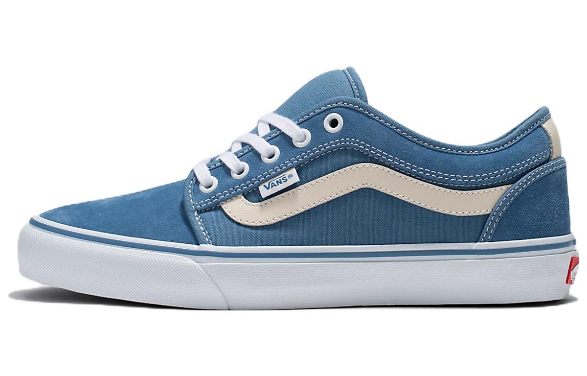 Chukka Vans Low 'Sidestripe - Light Navy Cream'