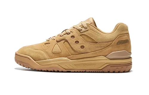 Saucony Cross 90 Cushioning Low top Casual Running Shoes Unisex Khaki Color