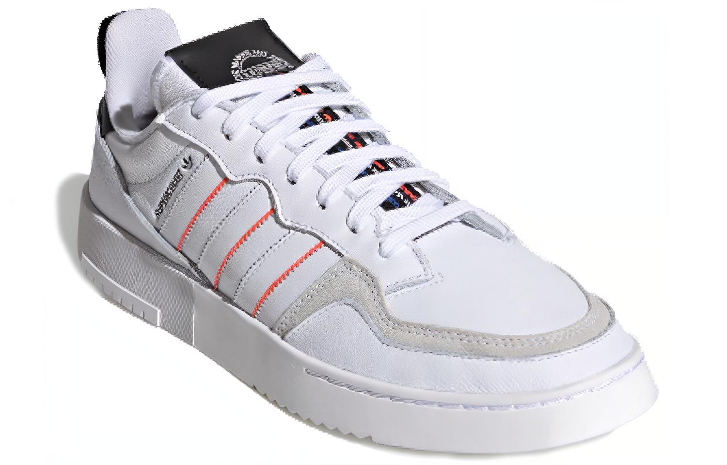 Кеды adidas Super Court (бело-черно-серый) — фото 3