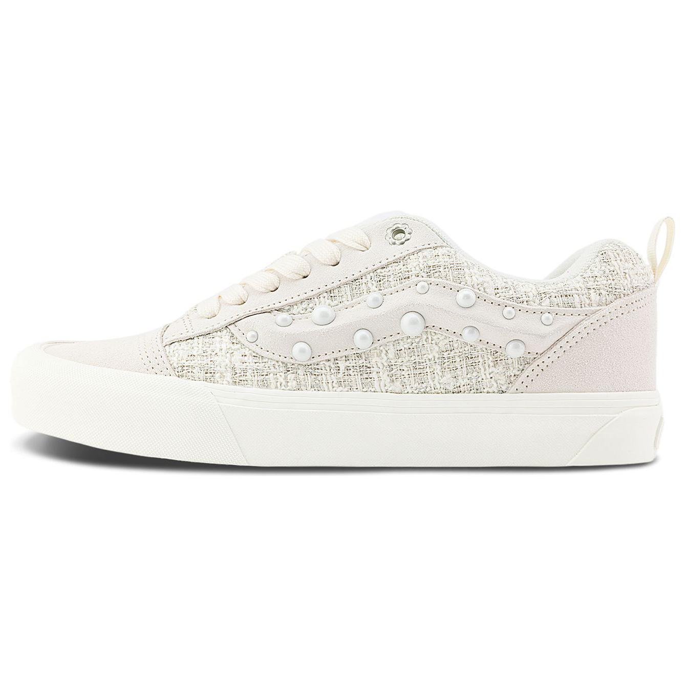 Кеды Vans × Knu Skool (бежево-белые)