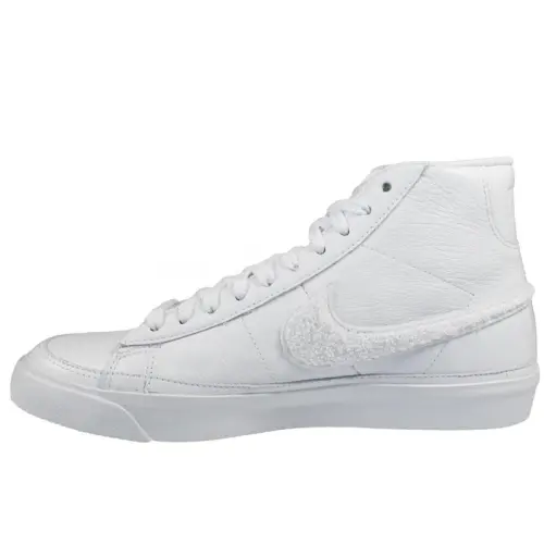 Nike Blazer Mid Slip Resistant Abrasion Resistant Mid top Skateboard Shoes Men's White