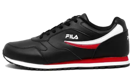 FILA Classico 18 Abrasion Resistant Low top Skateboard Shoes Men's Black