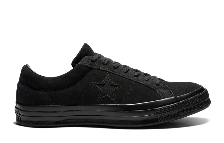 CONVERSE ONE STAR ブラック Купить кроссовки Converse One Star Suede Triple Black Low Top