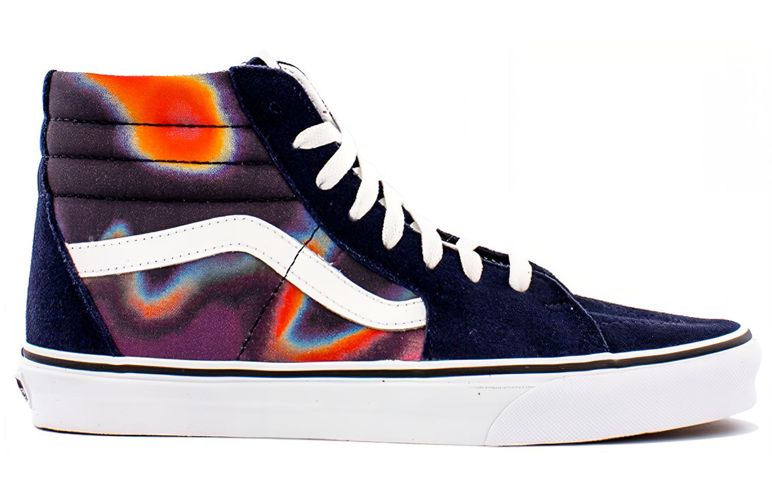 Кеды Vans SK8 "Dark Aura" (черный / белый / красный) — Чёрный / белый / красный — фото 2