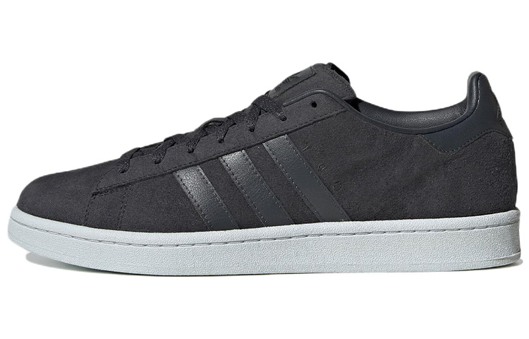 Adidas originals CAMPUS 00s leather trendy casual bread shoes wear-resistant and lightweight low-top sneakers same style for men and women dark gray