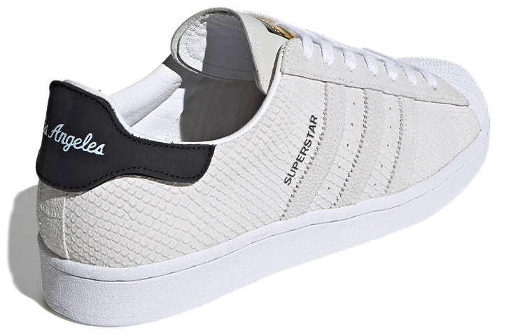 Кроссовки adidas originals SUPERSTAR (черный / коричневый) — Чёрный / коричневый — фото 4