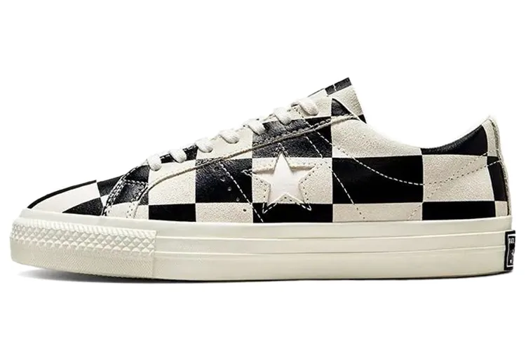 One Star Converse Low 'Warped Board - White Black'