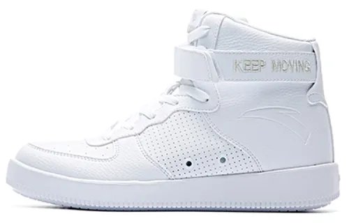 Anta Life Collection High top Skateboard Shoes Men's Anta White