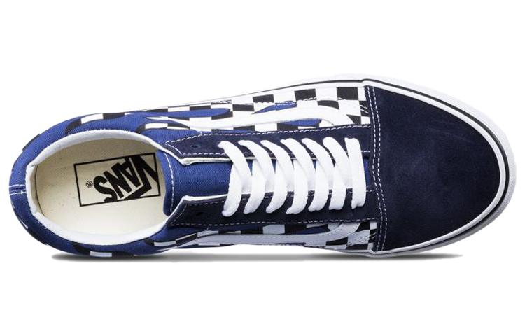 Кеды Vans Old Skool (синие в клетку) — фото 4