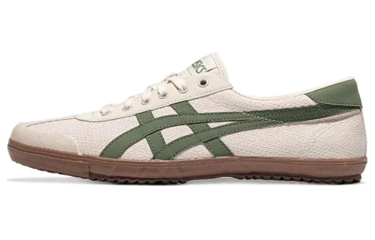 Asics TSG 110 Low top Skateboard Shoes Unisex Beige Green
