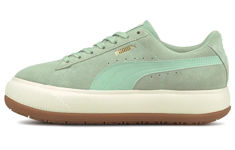PUMA Suede Mayu Sneakers 'Green Cream White' Women's