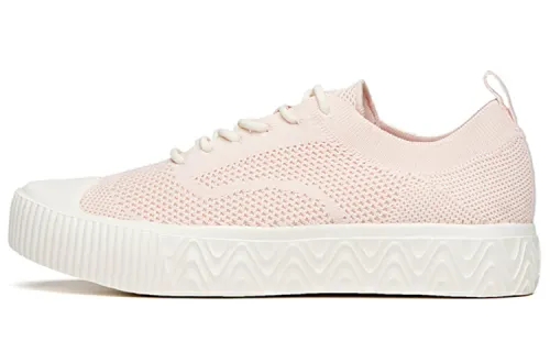 Anta Life Collection Casual Abrasion Resistant Slip Resistant Low top Skateboard Shoes Women's Light Pink