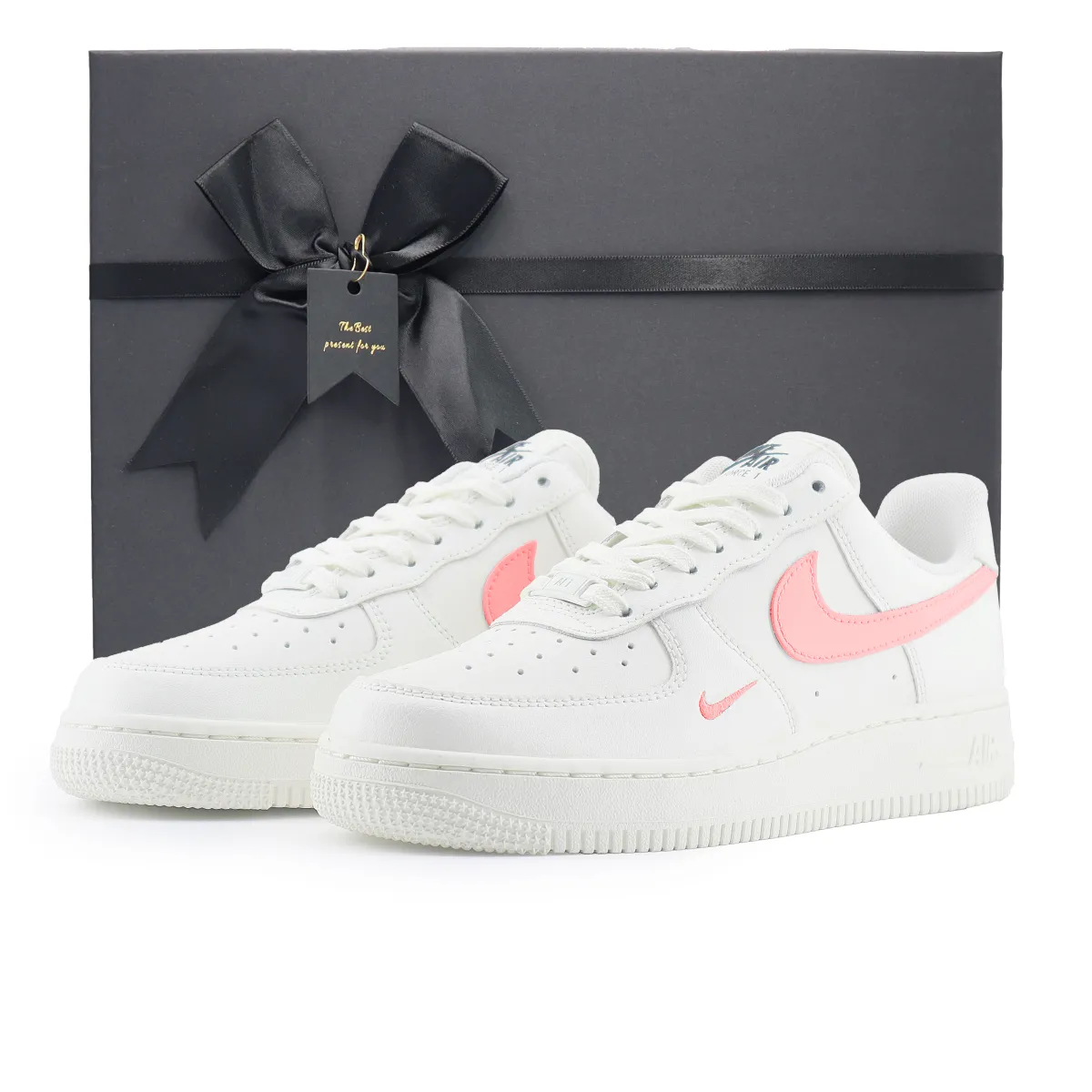 Nike Air Force 1 Leather Slip Resistant Abrasion Resistant Slip Resistant Abrasion Resistant Low top Skateboard Shoes