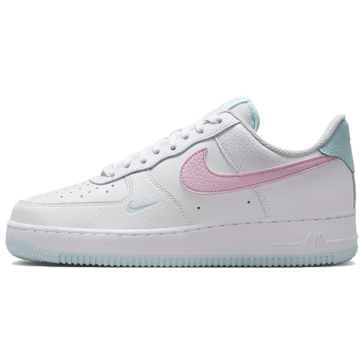 Nike Air Force 1 Cushioning Low top Skateboard Shoes Women's White Pink