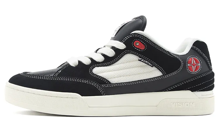 Vision Street Wear Savvy Skateboard Shoes Unisex Low Top White