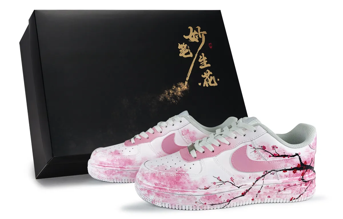Nike Air Force 1 Skateboard Shoes Unisex Low Top Pink