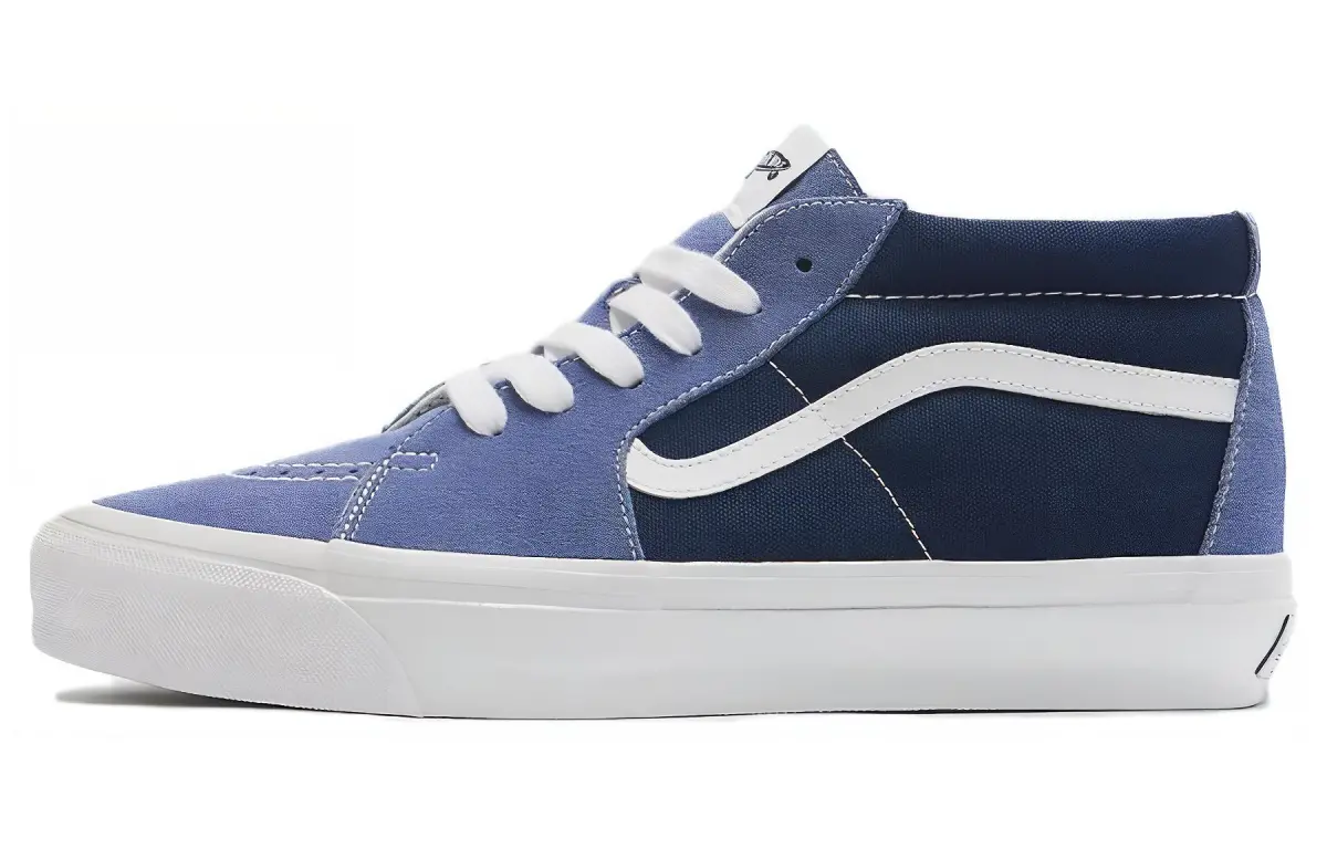 Sk8 Premium Vans-Mid 83 'Navy White'