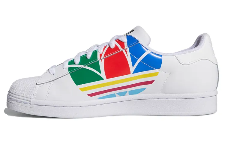 Adidas Superstar Pure 'Colorful Trefoil Cloud White'