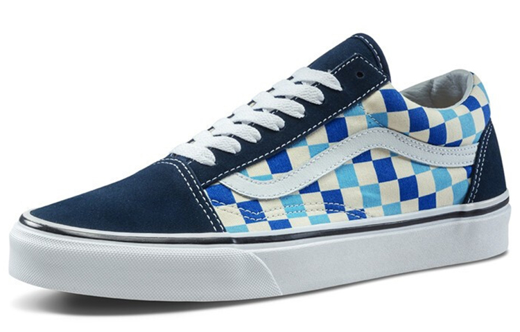 Кеды Vans Old Skool (сине-белые) — фото 2