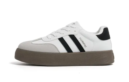 Global HUANQIU Year of the Horse limited edition, thickened with velvet, classic and versatile, retro casual thick sole, lightweight and fashionable moral training, warm and wrapped, increased wear resistance, low-cut sneakers, men's style