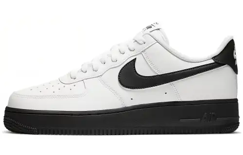 Nike Air Force 1 Low-top Shoes Men's White and Black