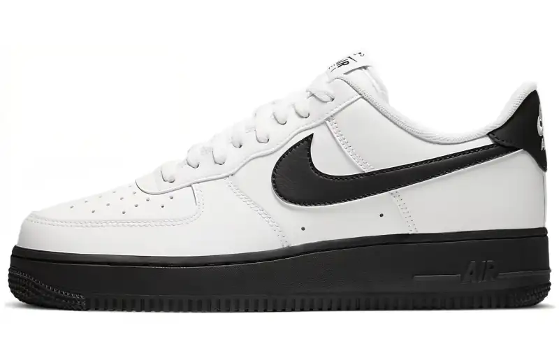Nike Air Force 1 Low-top Shoes Men's White and Black