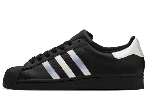 Adidas Originals SUPERSTAR Low top Skateboard Shoes Unisex Black Silver