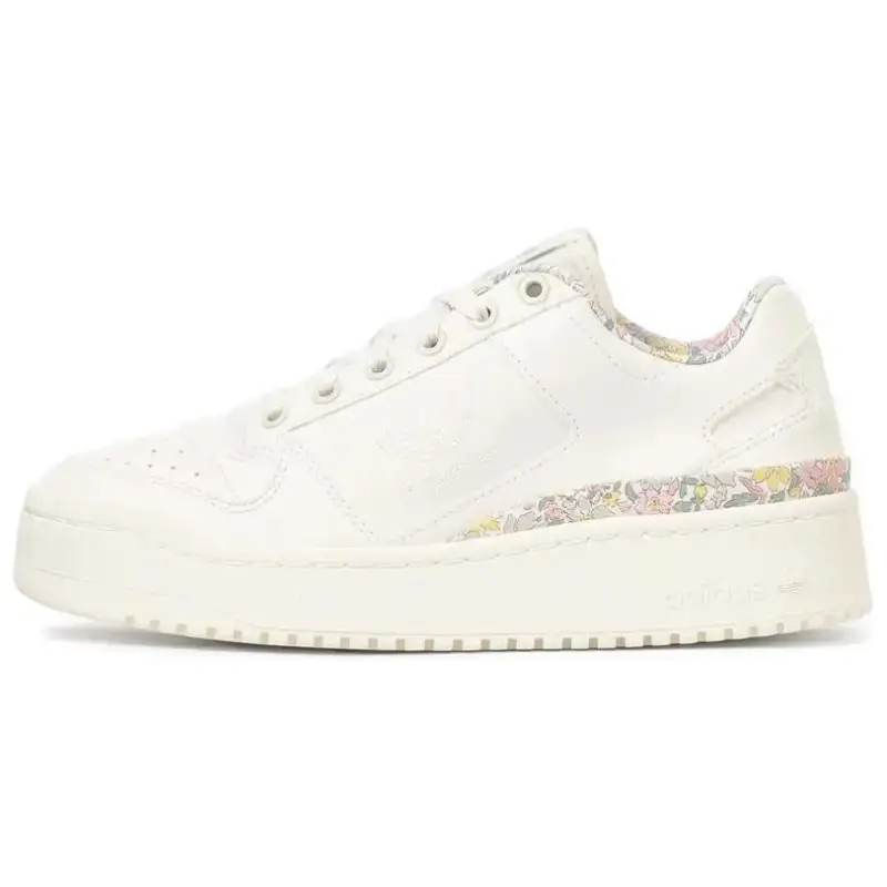 Adidas Originals x LIBERTY Abrasion Resistant Low top Skateboard Shoes Unisex White