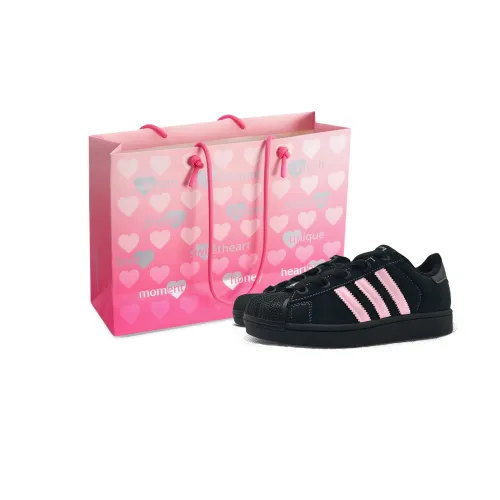 Adidas Originals Superstar 2 Dark Night Sweetheart Box Suede Lightweight And Breathable Low top Skateboard Shoes Unisex