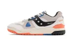 Saucony Cross 90 Sports Slip Resistant Abrasion Resistant Low top Casual Shoes Unisex White Orange