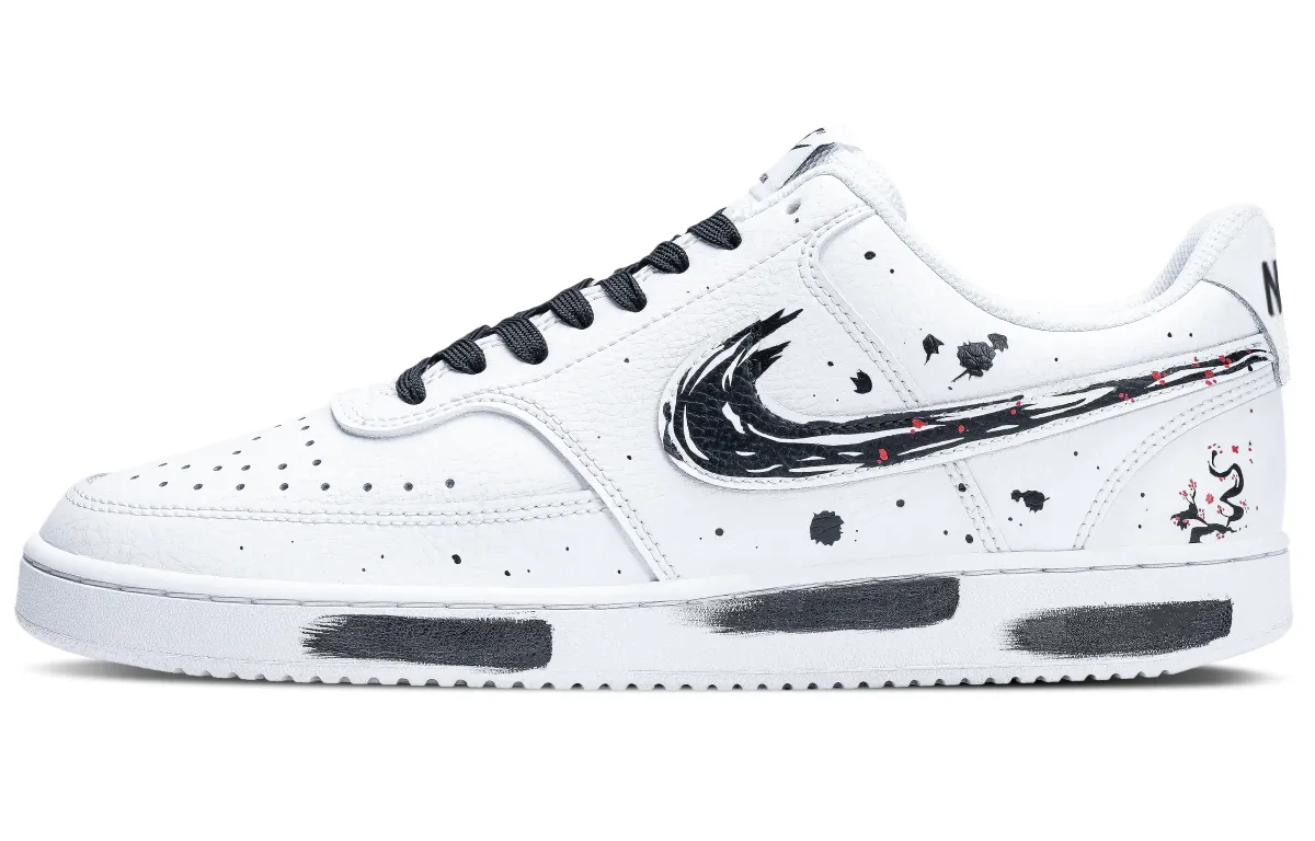 Nike Court Vision 1 Low Leather Coverage Abrasion Resistant Coverage Abrasion Resistant Low top Skateboard Shoes Men's