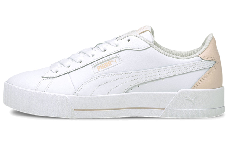 PUMA Carina Crew Casual Shoes White/Pink Women's