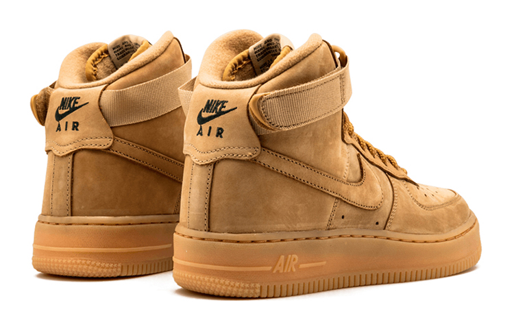 Женские кроссовки Nike Air Force 1 2015 (песочный) — 小麦 — фото 3