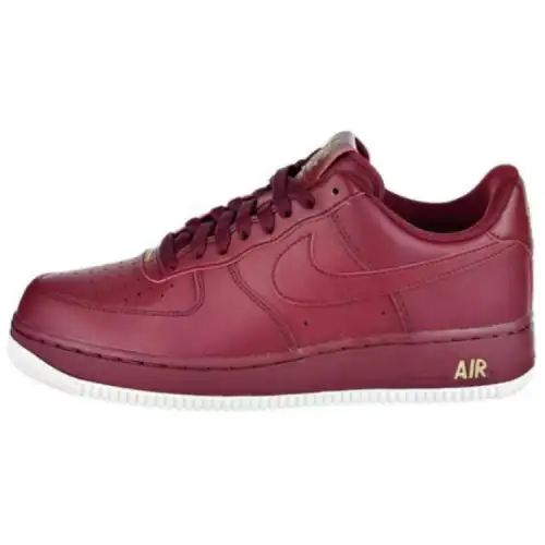 Nike Air Force 1 Slip Resistant Abrasion Resistant Low top Skateboard Shoes Unisex Red White