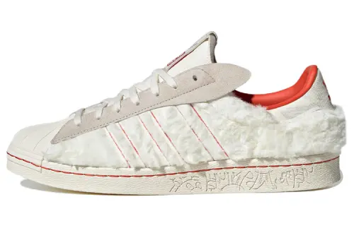 Adidas Originals Superstar 80s X Han Meilin 'White Red'