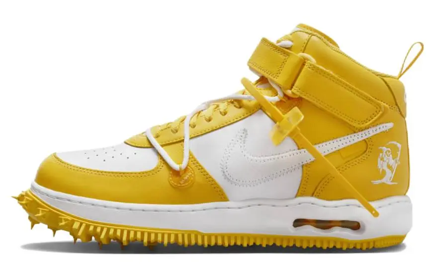 Nike Air Force 1 Mid Sp Off White Varsity Maize