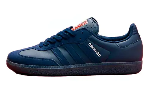 Adidas Originals x Orchard X New England Revolution Samba ADV Cushioning Low top Skateboard Shoes Men's Blue